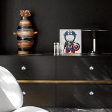 Load image into Gallery viewer, French Style Silver  Brass Knobs, Modern Single Hole Handles for Cabinet, Drawer and Wardrobe

