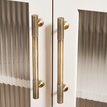Load image into Gallery viewer, Solid Brass Cabinet Pulls &amp; Knobs | Antique Bronze Drawer Handles, Dresser Knobs, Kitchen &amp; Cupboard Pulls, Furniture Hardware
