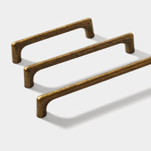 Load image into Gallery viewer, Vintage Rustic Aged Brass Knobs, Pulls &amp; Handles | Cabinet, Drawer, Dresser, Kitchen &amp; Wardrobe Hardware
