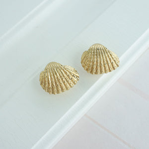 Exquisite Shell Brass Drawer Knobs | Dresser & Kitchen Cabinet Pulls, Door Knobs | Decor Furniture Hardware