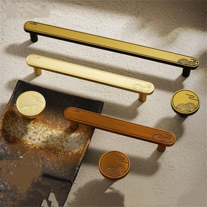 3.78"-7.55" Modern Chinese Style Pulls, Handles & Knobs (Gold, Bronze, Antique Coffee) | Cabinet, Dresser, Drawer & Kitchen Hardware
