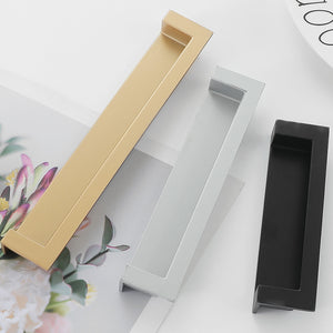 Invisible Concealed Embedded Pulls & Handles | Extended | Kitchen, Cabinet, Drawer & Closet Door Hardware