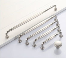 Load image into Gallery viewer, Modern Chrome, Black &amp; Brushed Nickel Drawer Pulls | Kitchen Cabinet Handles, Dresser Knobs &amp; Wardrobe Handles | Cabinet Hardware
