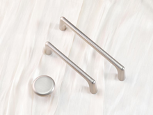 Load image into Gallery viewer, Modern Brushed Nickel Ball Knobs &amp; Simple Drawer Pulls | Cabinet Hardware for Kitchen, Dresser &amp; Wardrobe
