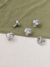 Load image into Gallery viewer, Silver Solid Brass Small Cabinet Pulls, Light Luxury Mid‑Century Handles for Shoe Cabinets, Kitchen Cabinets and Wardrobes
