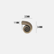 Load image into Gallery viewer, French Vintage Brass Bar Spiral Cabinet Pulls, American Retro Style Drawer Handles
