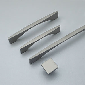 3.75", 5", 7.55" Dark Gray & Matte Black Modern Drawer Pulls | Dresser Knobs, Kitchen Cabinet Handles & Hardware