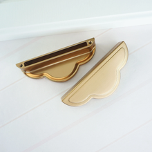 Load image into Gallery viewer, 3.78&quot; Champagne Gold Cabinet Door Handles | Dresser &amp; Drawer Knobs, Kitchen Cupboard &amp; Closet Wardrobe Pulls, Hardware
