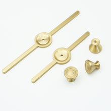 Load image into Gallery viewer, Gold Brass Drawer Knobs &amp; Pulls | Decorative Brass Handles for Cabinet Doors | Gold Cabinet Hardware &amp; Gift Ideas
