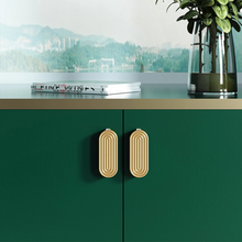 Load image into Gallery viewer, 1.26&quot;, 2.5&quot; Brass Kitchen &amp; Cabinet Knobs | Unique Drawer Pulls, Cupboard &amp; Dresser Handles, 32 - 64mm

