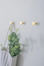 Load image into Gallery viewer, Solid Brass Loving Heart Hook - Decor &amp; Wall Use (Coat/Hat)
