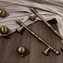 Load image into Gallery viewer, 3.78&quot;-5&quot; Aged Brass &amp; Antique Bronze Knobs, Pulls &amp; Handles | Cabinet, Kitchen, Drawer, Dresser &amp; Cupboard Hardware
