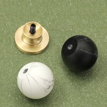 Load image into Gallery viewer, Round Brass &amp; Aluminum Knobs &amp; Pulls (Gold, Chrome) | Cabinet, Drawer, Dresser &amp; Kitchen Hardware
