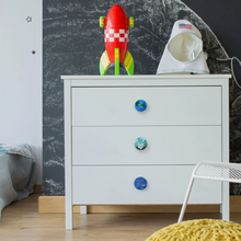 Load image into Gallery viewer, Space Themed Cabinet Knobs | Solar System &amp; Universe Pulls, Nebula &amp; Planet Kitchen/Dresser Drawer Knobs, Unique Hardware

