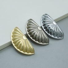 Load image into Gallery viewer, 3&quot;Chrome Drawer Pulls Brushed Nickel Cup Cabinet Pulls Gold Door Handles Unique Drawer Knobs Silver Chrome Cabinet Hardware

