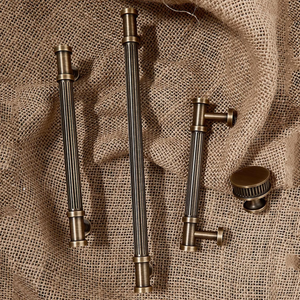 3.78"-7.55" Aged Brass & Antique Bronze Drop Ring Knobs, Pulls & Handles | Cabinet, Drawer, Dresser, Kitchen & Cupboard Hardware