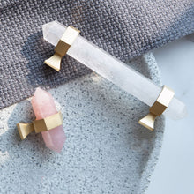Load image into Gallery viewer, Luxury Crystal Modern T Bar Cabinet Handles | Adjustable Drawer Pulls for Wardrobe &amp; Cabinet Door Knobs

