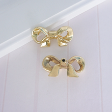 Load image into Gallery viewer, Exquisite Bow Knobs | Gold Brass Drawer &amp; Dresser Knobs, Kitchen Cabinet Pulls, Door Knobs, Decor Furniture Hardware
