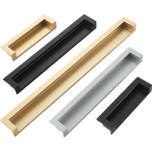 Load image into Gallery viewer, Invisible Concealed Embedded Pulls &amp; Handles | Extended | Kitchen, Cabinet, Drawer &amp; Closet Door Hardware
