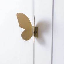 Load image into Gallery viewer, Gold Butterfly Brass Small Knobs, Nordic Light Luxury Handles for Cabinets, Wardrobes and Drawers
