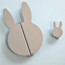 Load image into Gallery viewer, Colorful Rabbit Cabinet Pull | Zinc Alloy Drawer Handle for Kids Room (16mm &amp; 64mm)
