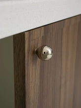 Load image into Gallery viewer, Minimalist French Brass Round Ball Cabinet Knobs, Rust-Proof Titanium Silver Universal Drawer Pulls

