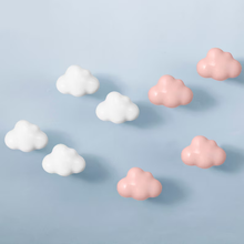 Load image into Gallery viewer, Colorful Ceramic cloud  Knob Dresser Knob Ceramic Knob Children Room Drawer Knob Wardrobe Knob
