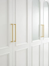 Load image into Gallery viewer, Light French Vintage Brass Pulls, Round Ball Knobs and Beaded Long Handles for Drawers, Wardrobes &amp; Cabinets
