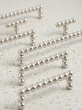Load image into Gallery viewer, Modern Beaded Polished Chrome Cabinet Pulls | Premium Drawer Handles for Kitchen Island, Home Decor &amp; Cabinetry
