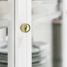 Load image into Gallery viewer, French Style Silver  Brass Knobs, Modern Single Hole Handles for Cabinet, Drawer and Wardrobe
