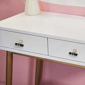 3.78", 5", 7.55" & 12.6" American Style Drawer Pulls | Simple Black & Gold Kitchen Handles | Wardrobe & Drawer Knobs | Kitchen Hardware