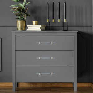 Square Silver Clear Acrylic Pulls, Knobs & Handles | Cabinet, Drawer, Dresser & Bathroom Hardware