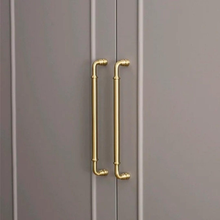 Load image into Gallery viewer, 5&quot;-8.8&quot; Brushed Brass Knobs, Pulls &amp; Handles | Drawer, Cabinet, Kitchen &amp; Dresser Hardware
