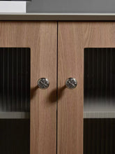 Load image into Gallery viewer, French Single‑Hole Solid Brass Cabinet Knobs, American Style Silver Nickel‑Plated Light Luxury Handles for Drawers, Cabinets and Wardrobes

