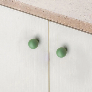 3.78"-7.55" Nordic Green Modern Knobs & Pulls (Mini Ball) | Drawer, Cabinet & Kitchen Unique Hardware