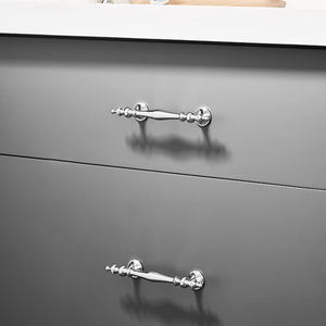 3", 3.78", 5", 6.3" Chrome Drawer Pulls | Unique Kitchen & Wardrobe Handles, Hollow Cupboard Knobs, Hardware