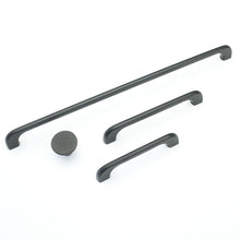 Load image into Gallery viewer, 3.78&quot;, 5&quot;, 12.6&quot; Black &amp; Dark Gray Modern Drawer Pulls | Kitchen Cabinet &amp; Cupboard Handles, Dresser &amp; Wardrobe Handles, Knobs
