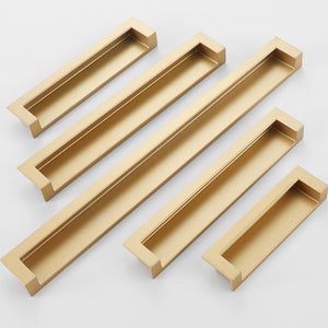 Invisible Concealed Embedded Pulls & Handles | Extended | Kitchen, Cabinet, Drawer & Closet Door Hardware