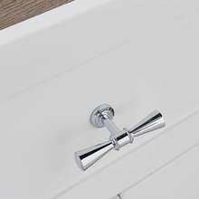 Load image into Gallery viewer, 3.78&quot;-5&quot; Chrome Silver &amp; Solid Brass Knobs &amp; Pulls | Cabinet, Drawer, Wardrobe, Cupboard, Kitchen &amp; Furniture Hardware
