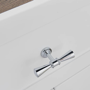 3.78"-5" Chrome Silver & Solid Brass Knobs & Pulls | Cabinet, Drawer, Wardrobe, Cupboard, Kitchen & Furniture Hardware