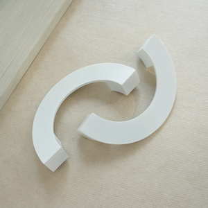3.78" White, Green, Red & Orange Semicircle Drawer Pulls | Dresser & Kitchen Cabinet Door Handles, Knob Hardware