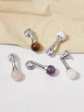 Load image into Gallery viewer, French Mid-Century Chrome Brass Crystal Pendant Pulls, Modern Minimalist Handles for Drawers, Shoe Cabinets &amp; Wardrobes
