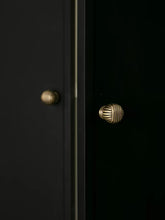 Load image into Gallery viewer, Vintage Hand‑Crafted Brass Cabinet Knob, Antique Bronze Round Single‑Hole Pull for Drawer &amp; Cupboard

