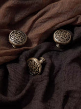 Load image into Gallery viewer, Mid-Century Antique Bronze Round Ball Brass Knobs, Single Hole Retro Small Handles for Cabinets, Drawers and Wardrobes
