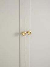 Load image into Gallery viewer, Light French Vintage Wave Texture Round Brass Knobs, Single Hole Small Handles for Drawers &amp; Wardrobes
