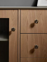 Load image into Gallery viewer, French Style Shiny Gold Solid Brass Small Cabinet Pulls, Light Luxury Mid‑Century Handles for Kitchen, Shoe Cabinet and Wardrobe Doors
