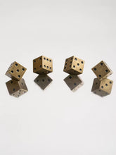Load image into Gallery viewer, Vintage Dice Cabinet Knob, Antique Bronze Drawer Pull, Mid Century Furniture Handle
