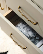 Load image into Gallery viewer, Ripples Brass &amp; Bronze Handle - Cabinet Pull, Drawer Handle for Book Cabinet &amp; Closet Door
