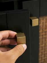 Load image into Gallery viewer, Vintage Dark Style Square Brass Cabinet Knob, Antique Bronze Finish Distressed Drawer Pull for Cupboard Furniture
