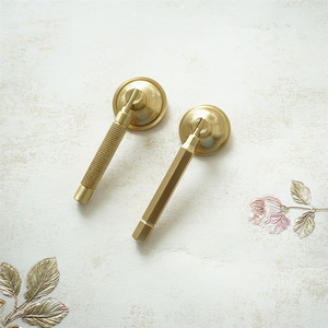Brass Drop Ring Knobs & Pulls | Gold Drawer, Dresser & Cabinet Door Knobs, Furniture Hardware Handles